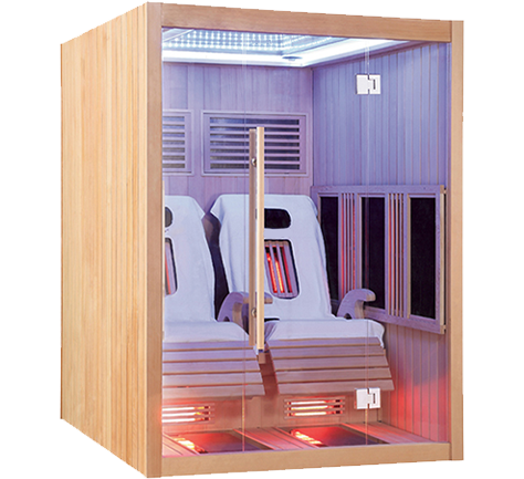 HC-32.png Infrared Sauna - Front View